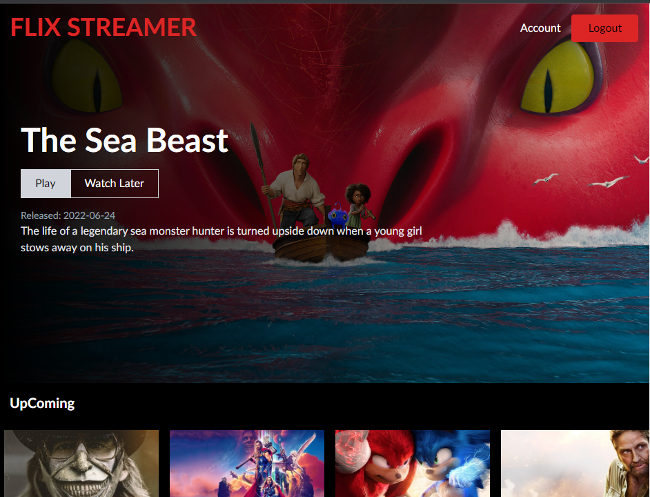 Streamflix (Netflix clone)